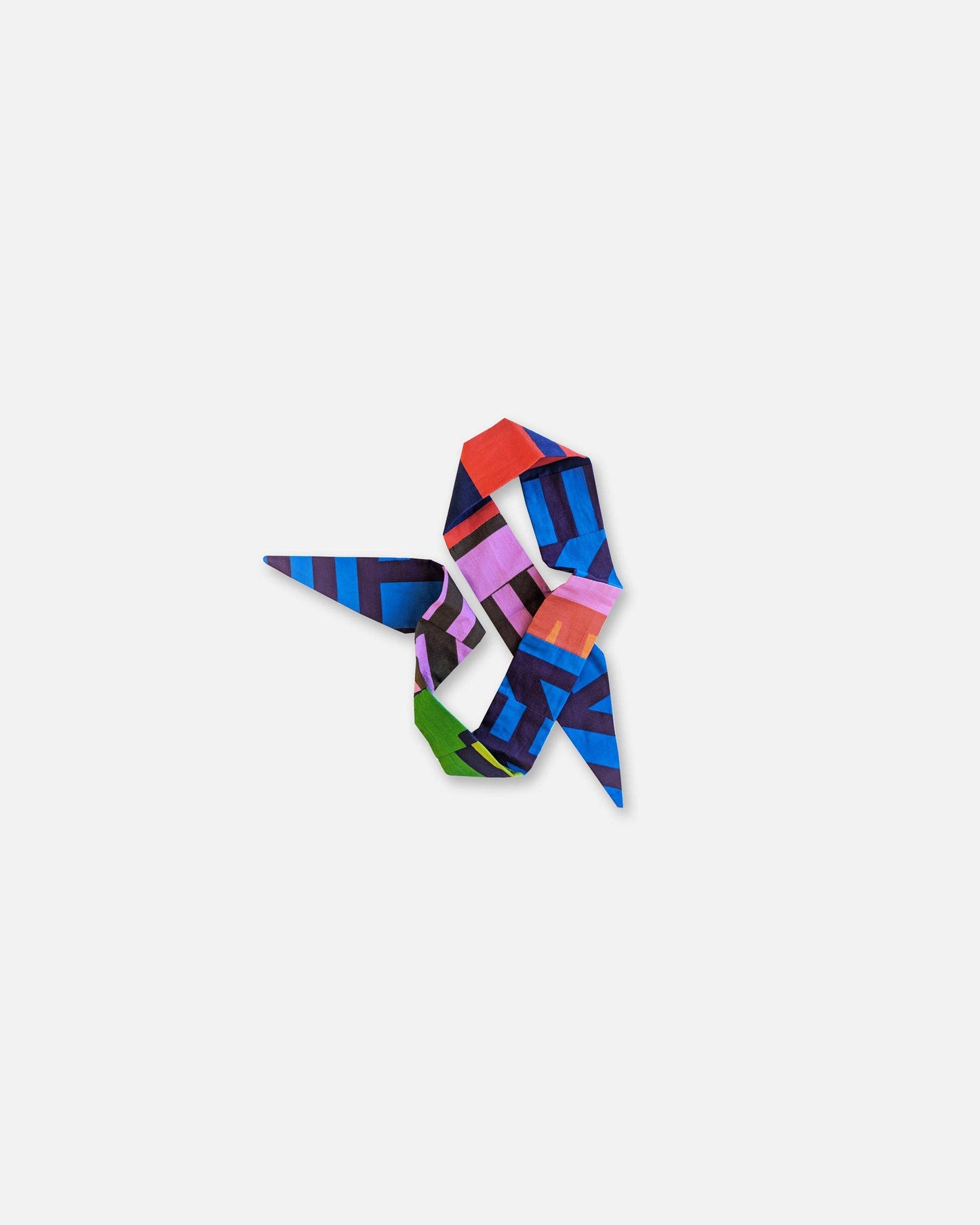 Patchwork Skinny Necktie by Irregular Sleep Pattern