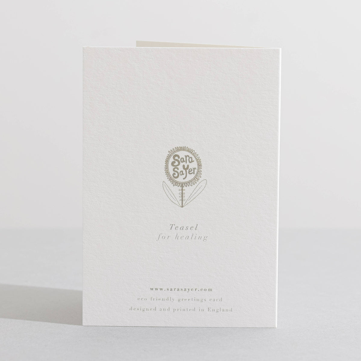 Teasel Botanical Floral Mini Card