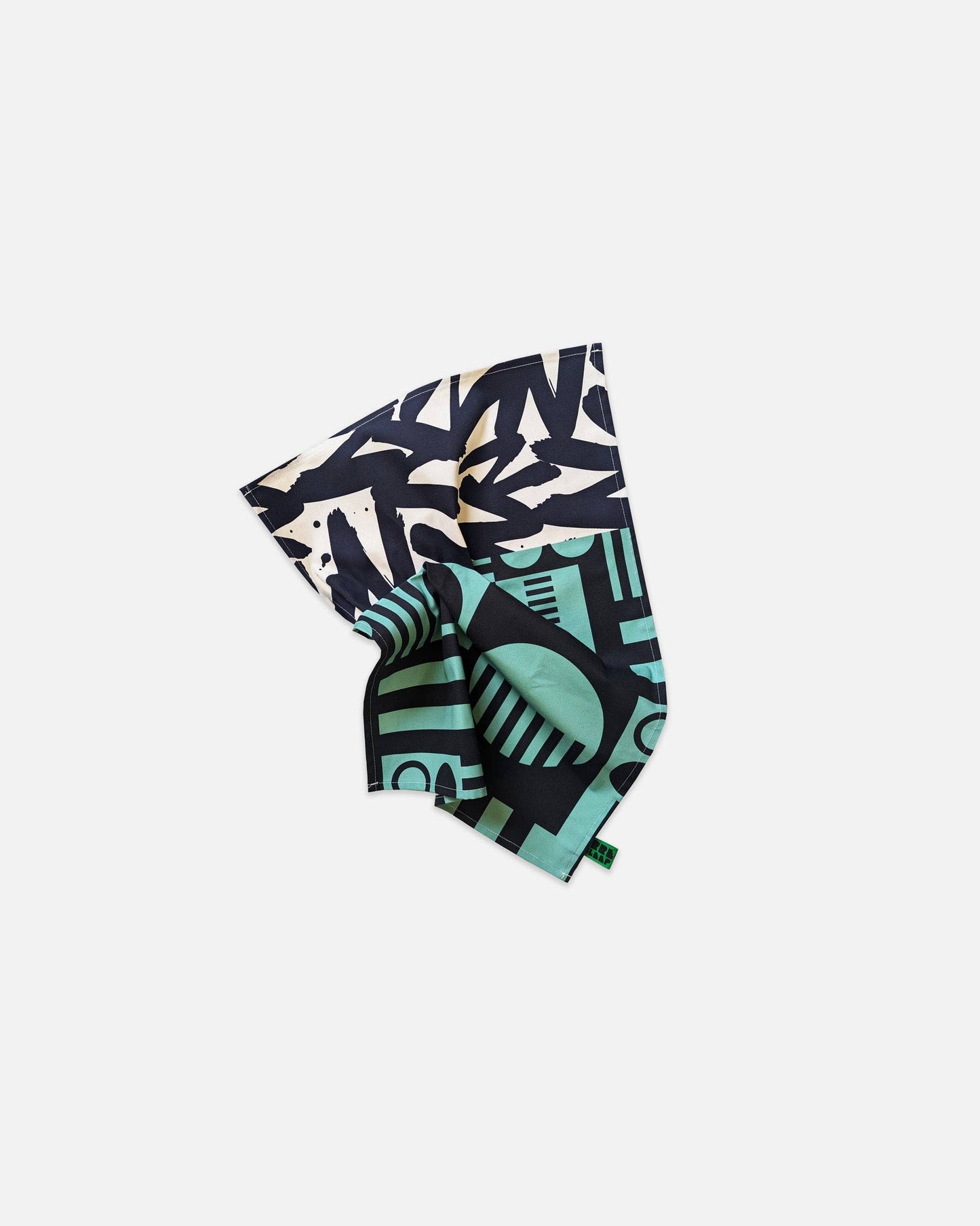Organic Cotton Tea Towel (Cool Mint)