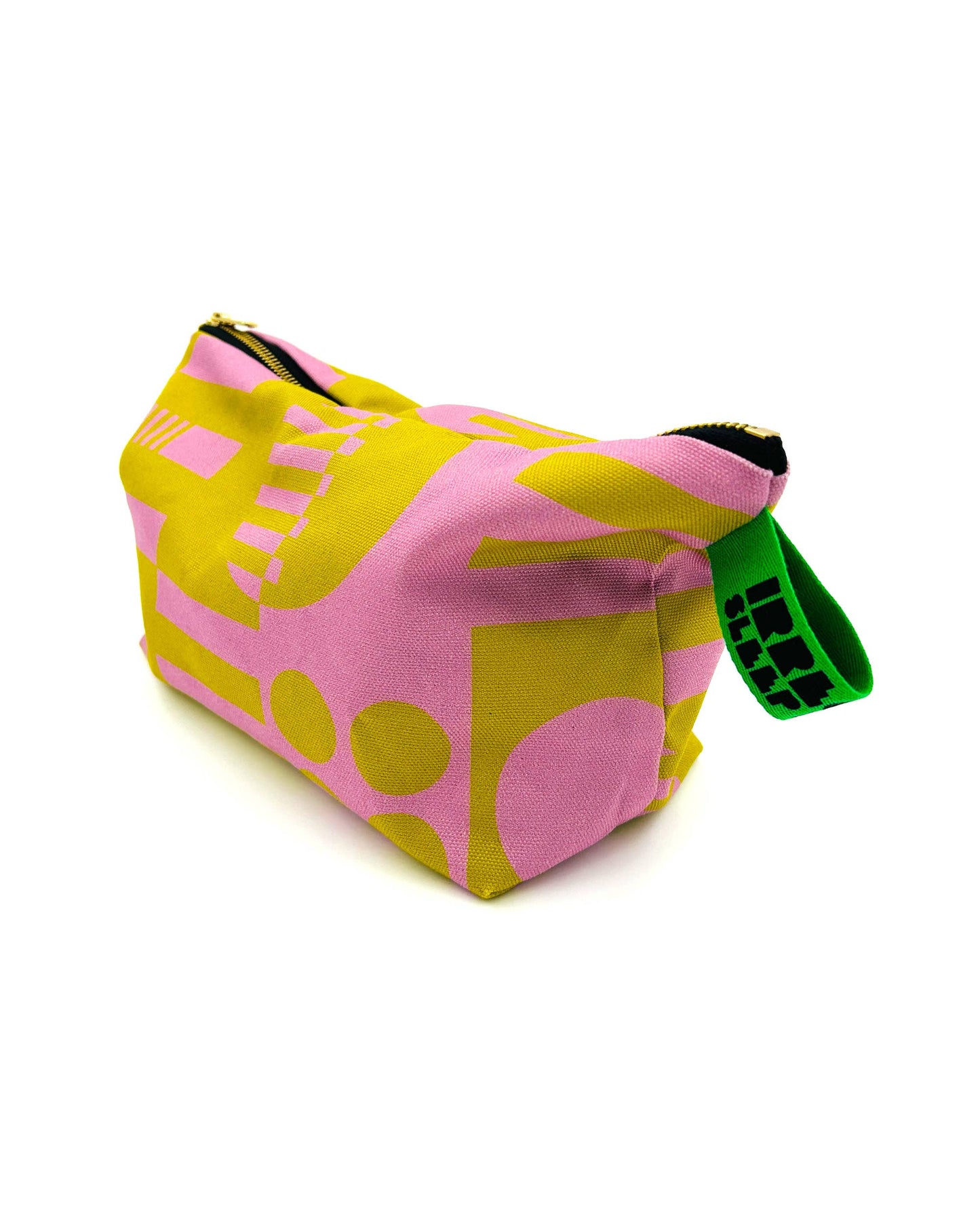 Cotton Washbag by Irregular Sleep Pattern (Wasabi)