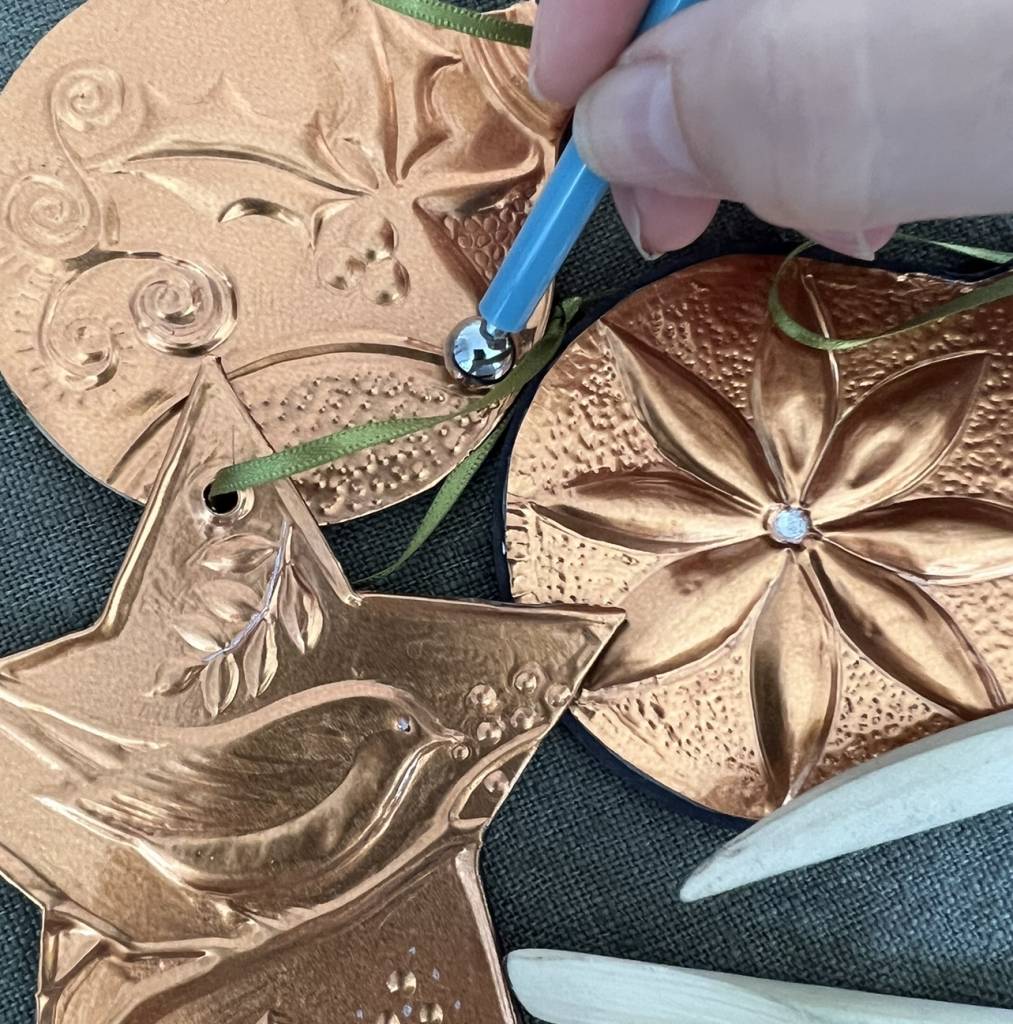 Decorative Copper Baubles with Rebecca Stark