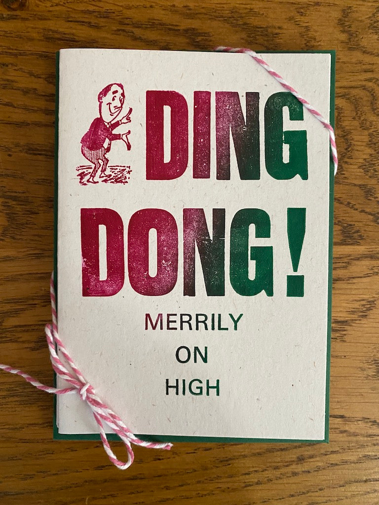 Ding Dong! Christmas Card pack by Frauhaus Printing