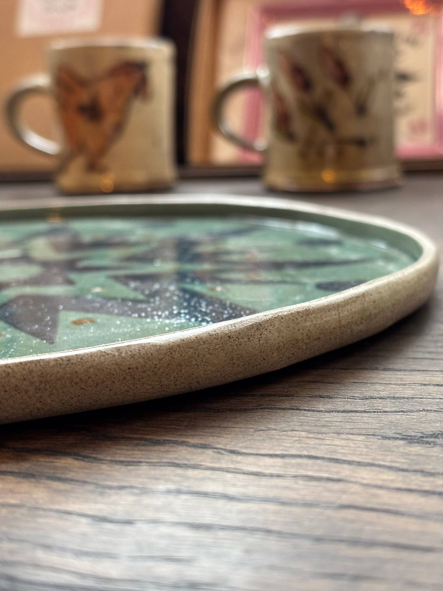 Medium Ceramic Plate by Zoe Hardinge