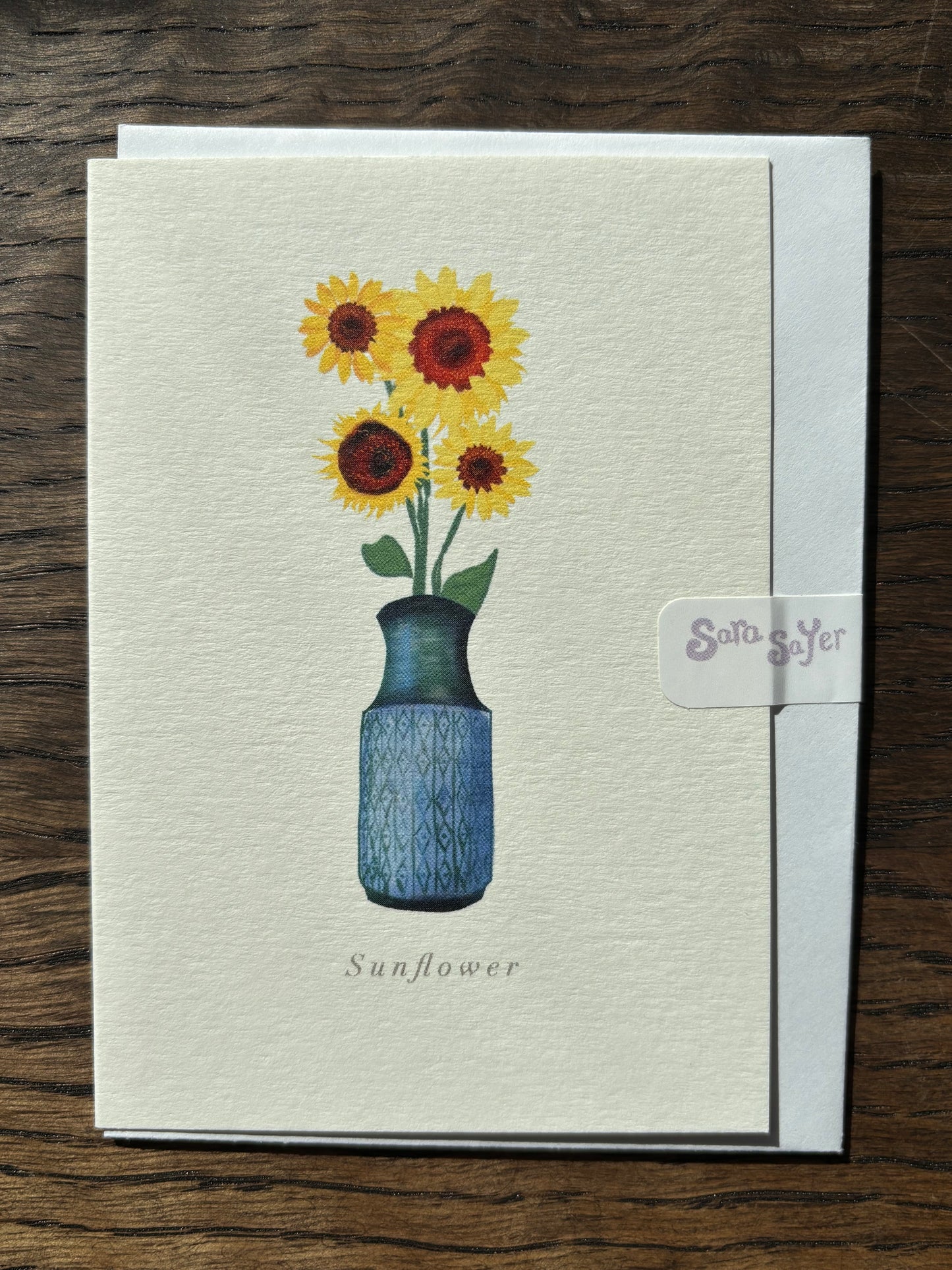 Sonnenblumen-Minikarte von Sara Sayer