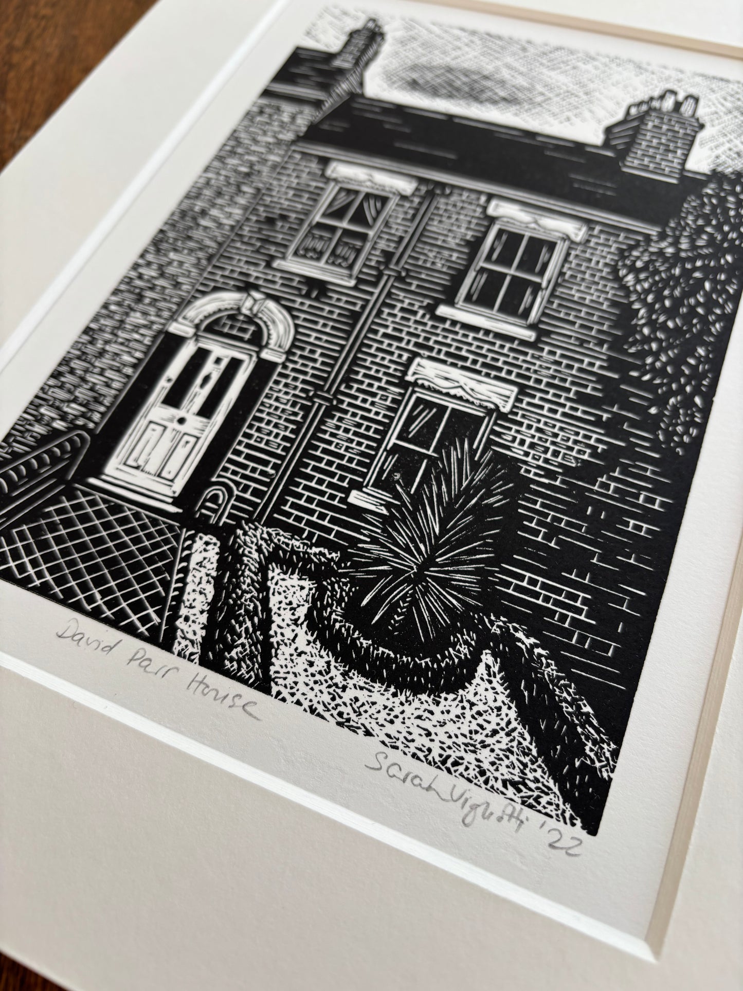 186 Gwydir Street Edition Linocut Print by Sarah Vigliotti