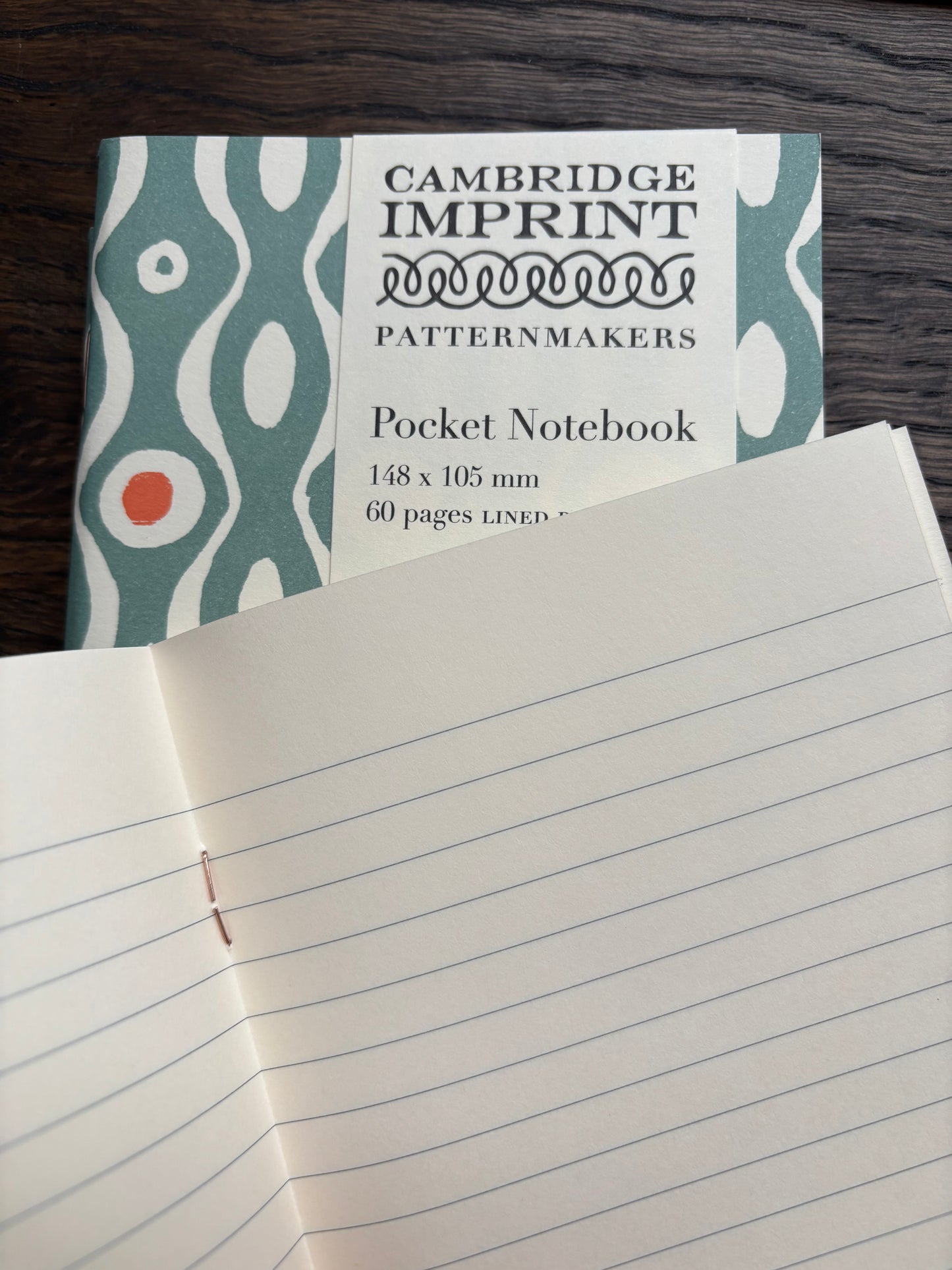 Pocket Notebook by Cambridge Imprint (Teal)