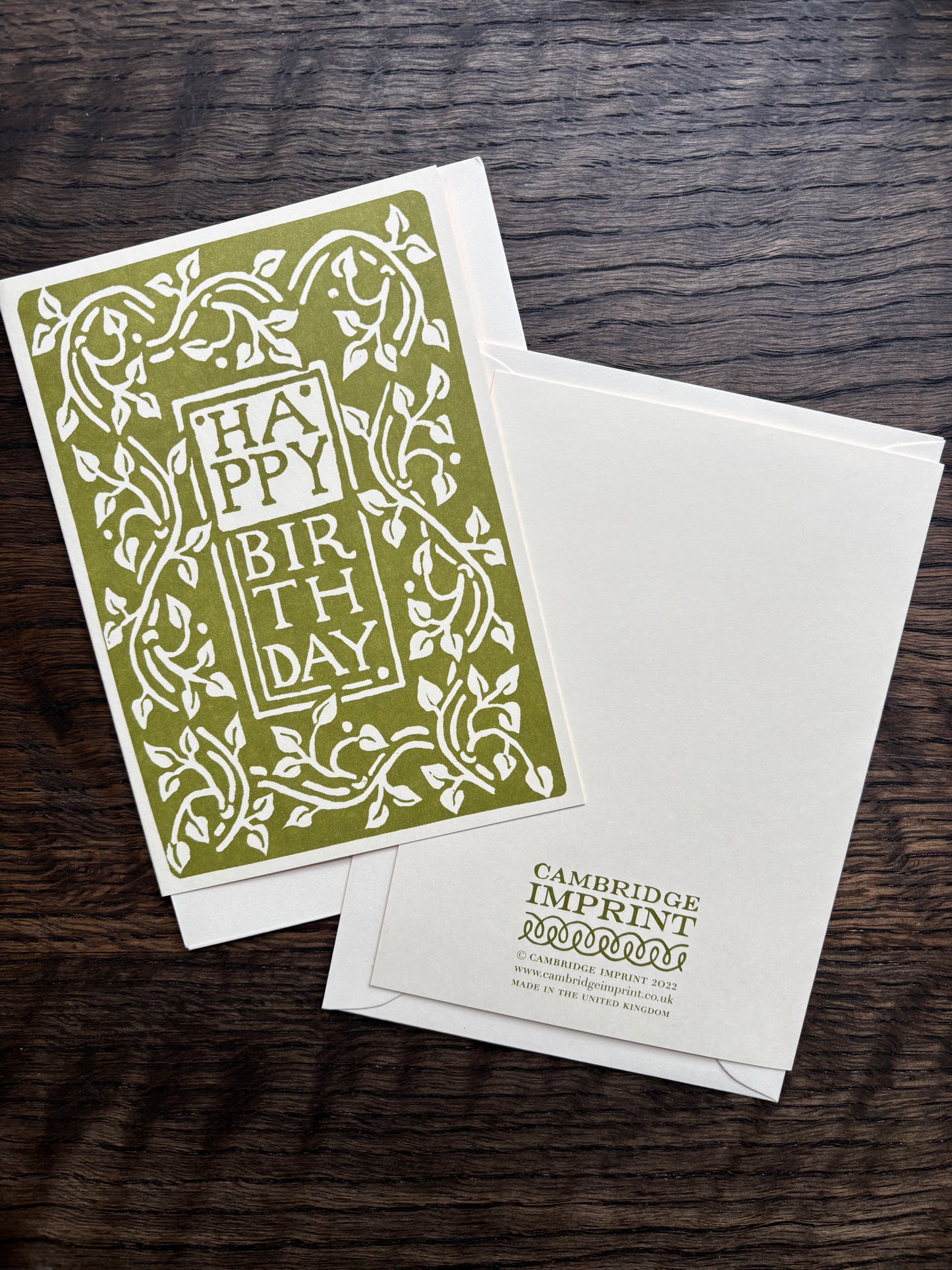 Happy Birthday Arts & Crafts Card by Cambridge Imprint