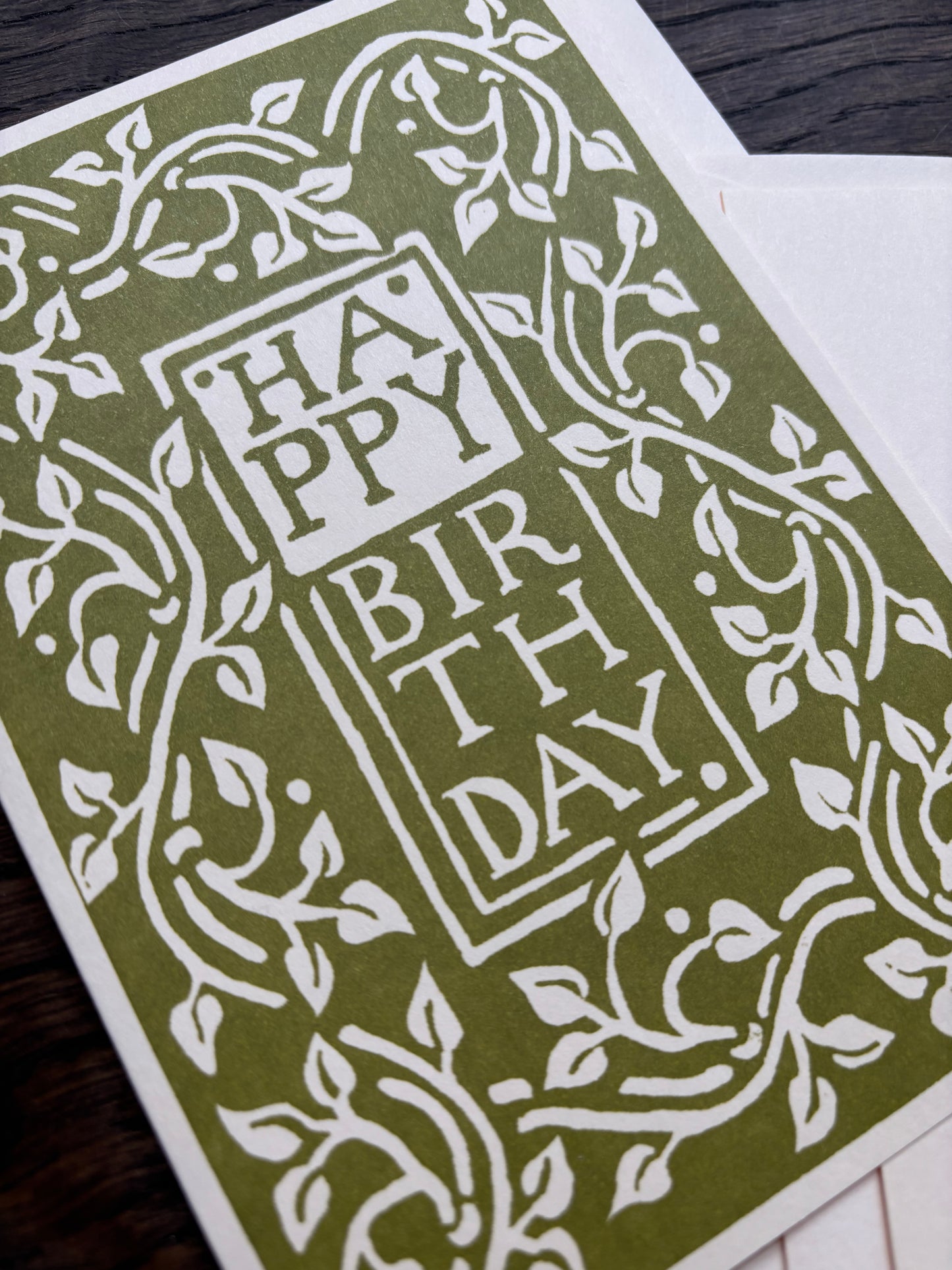 Happy Birthday Arts & Crafts Card by Cambridge Imprint