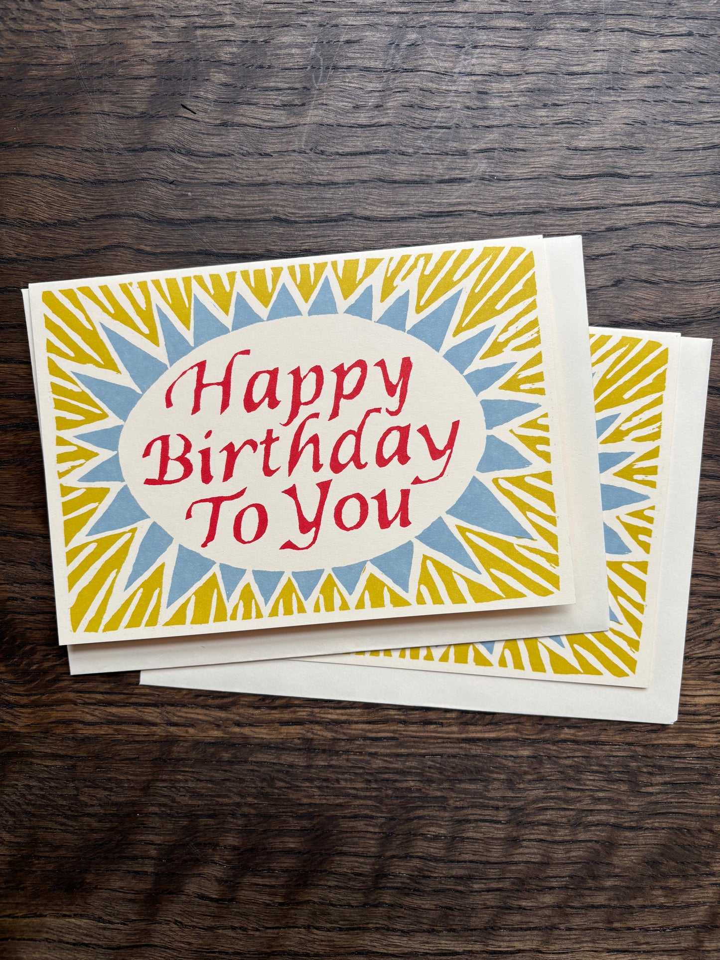 Happy Birthday to You Card by Cambridge Imprint (Yellow)