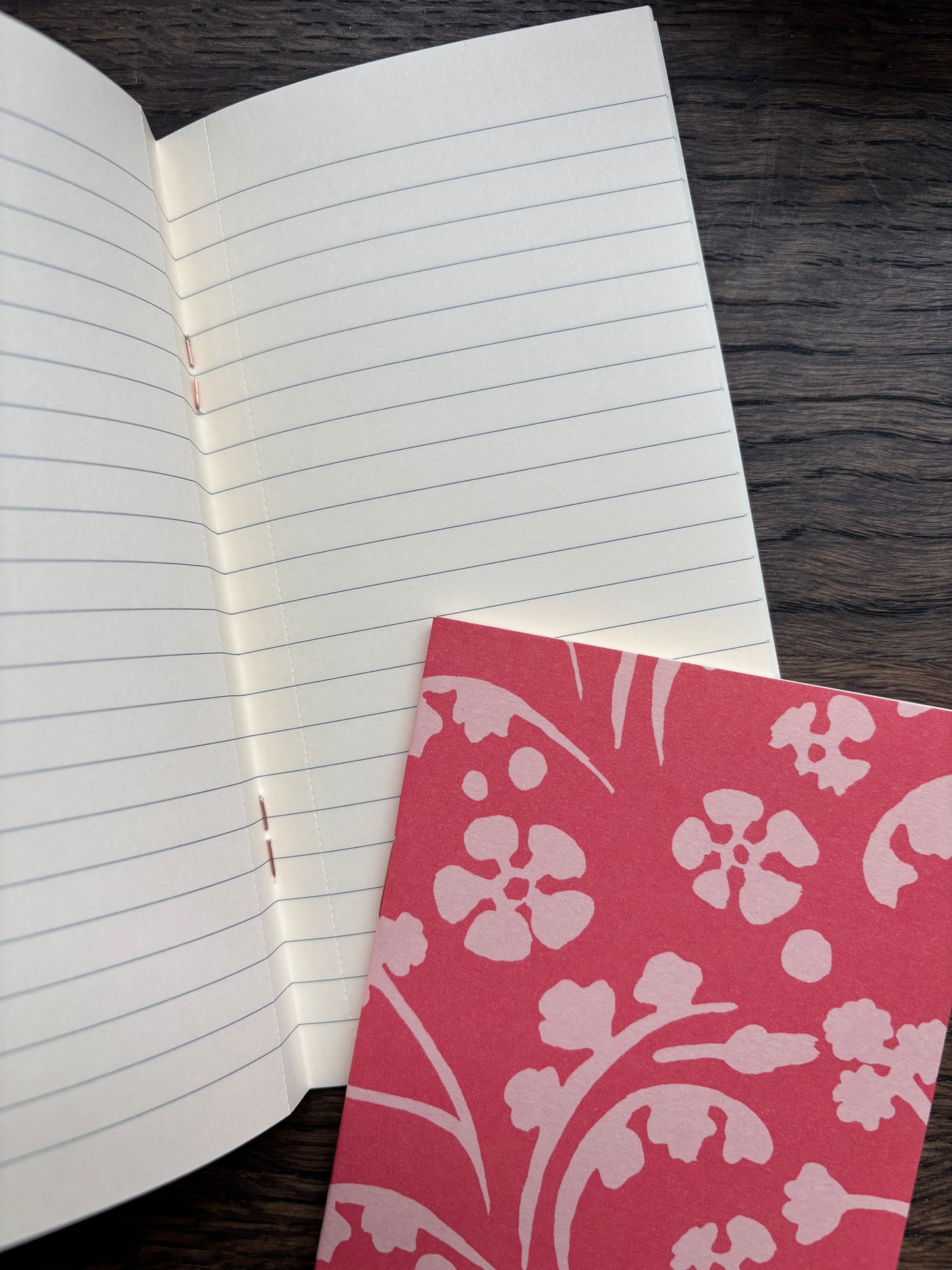 Very Slim List Book by Cambridge Imprint (Wild Flowers Pink)