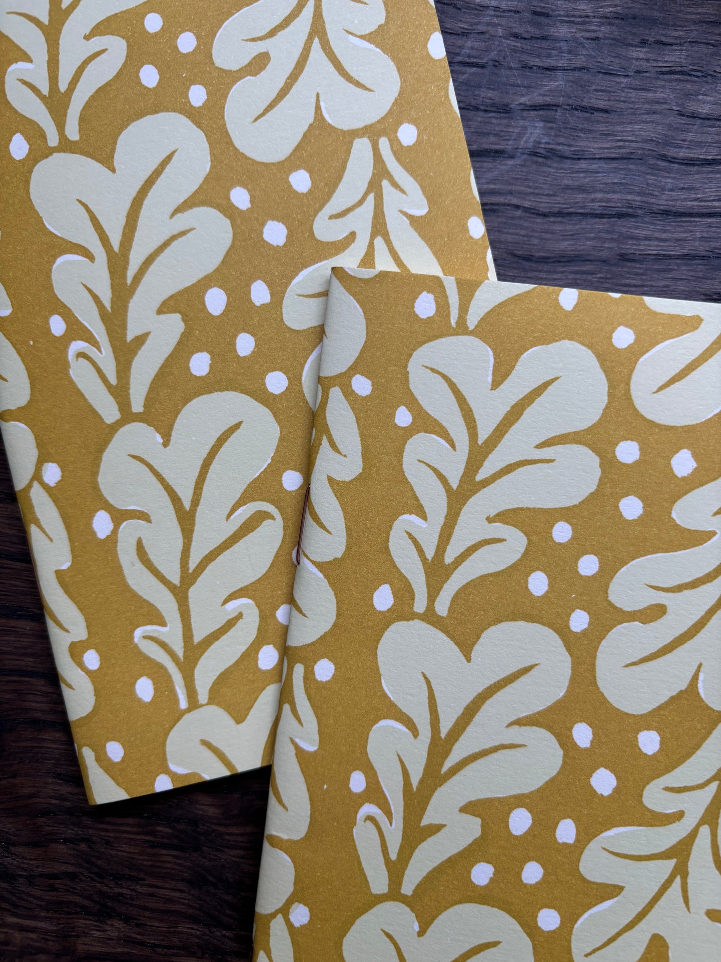 Very Slim List Book by Cambridge Imprint (Quercus Mustard)