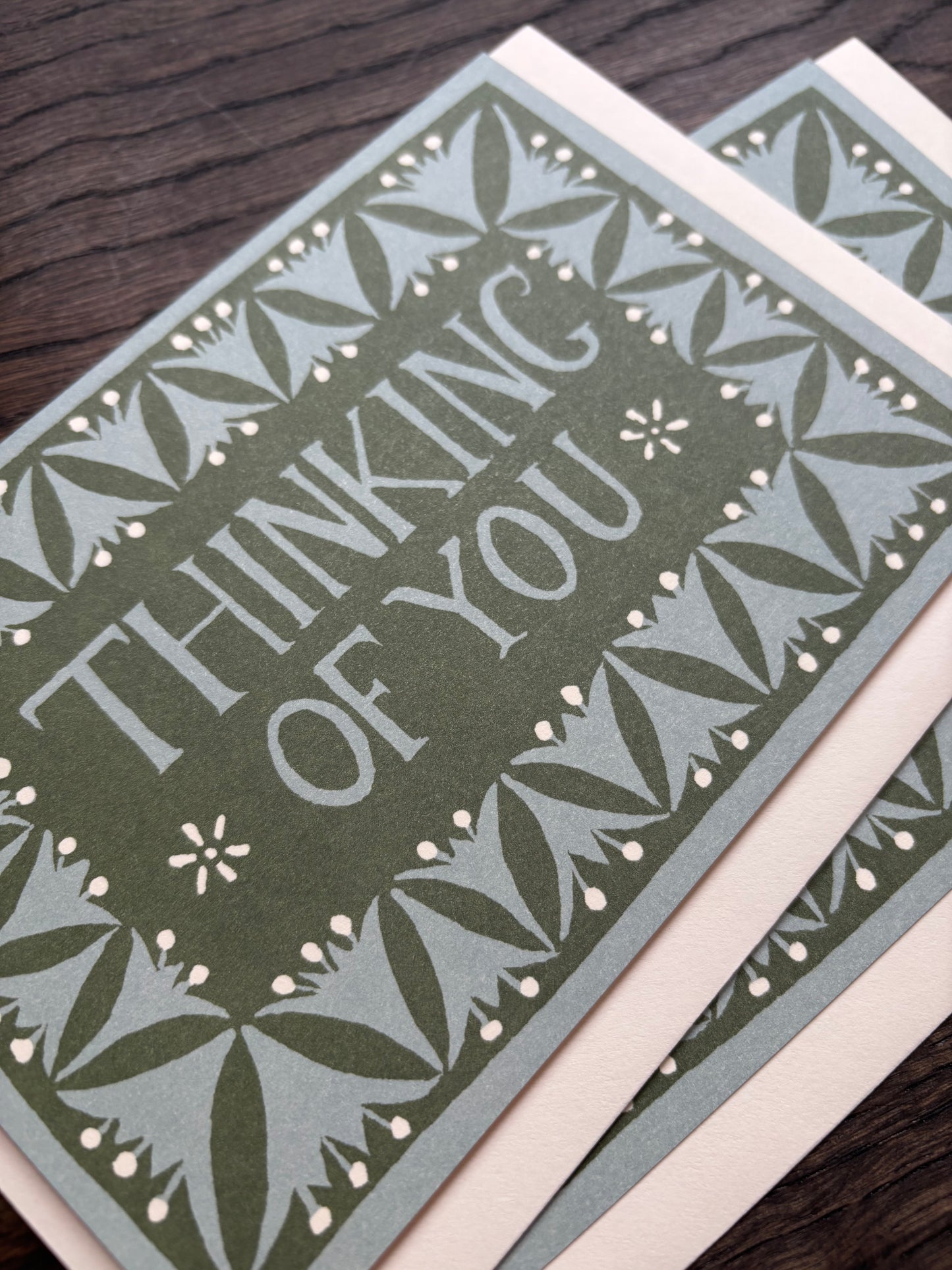 Thinking of You Card by Cambridge Imprint (Green)