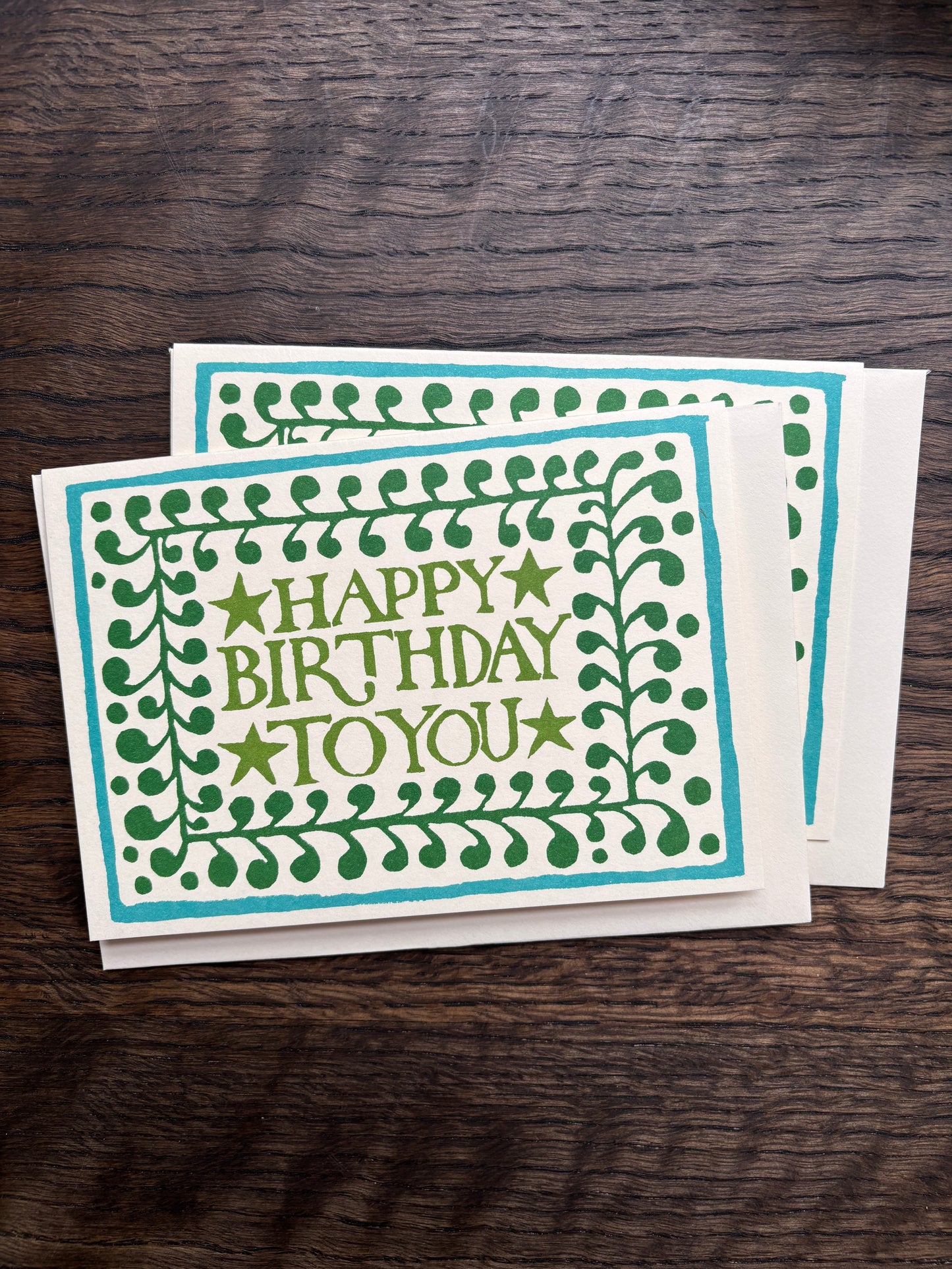 Happy Birthday To You Card by Cambridge Imprint (Green)