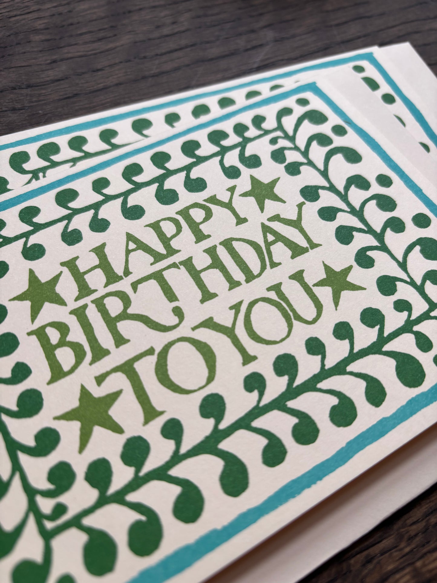 Happy Birthday To You Card by Cambridge Imprint (Green)