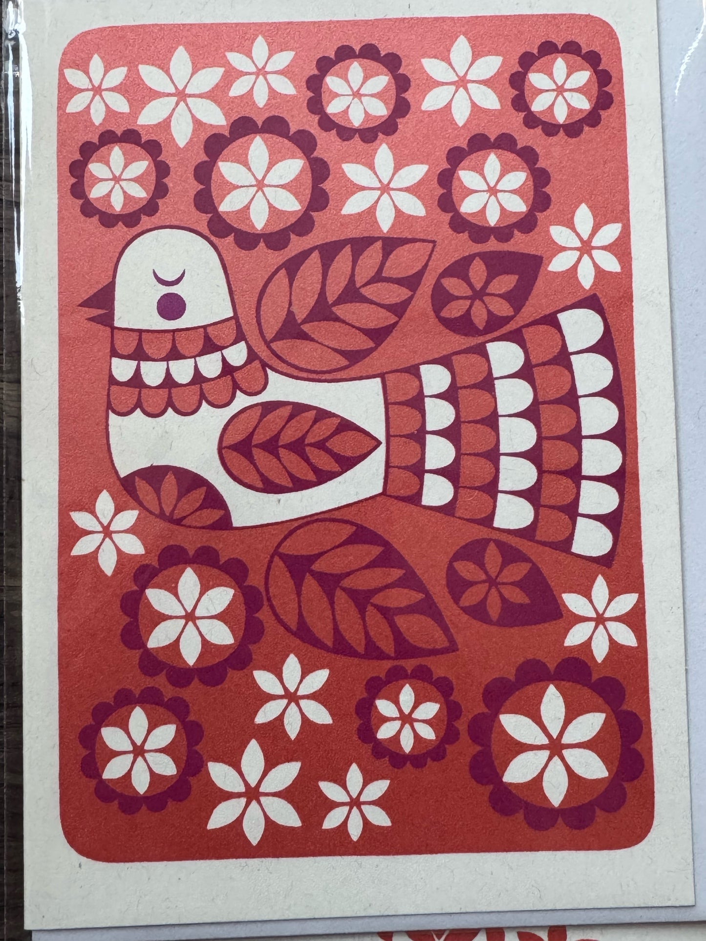 Pink Dove Card by Karoline Rerrie