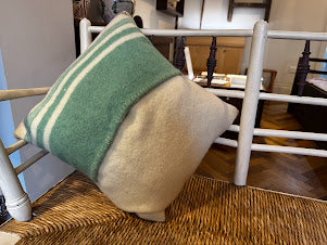 Rook Free-Machine Embroidered Cushion by The Speculating Rook