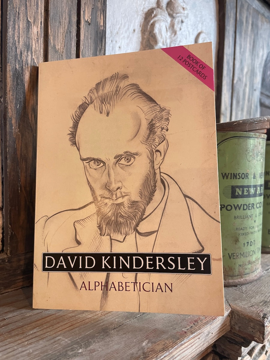 12 postcards by David Kindersley - Alphabetician