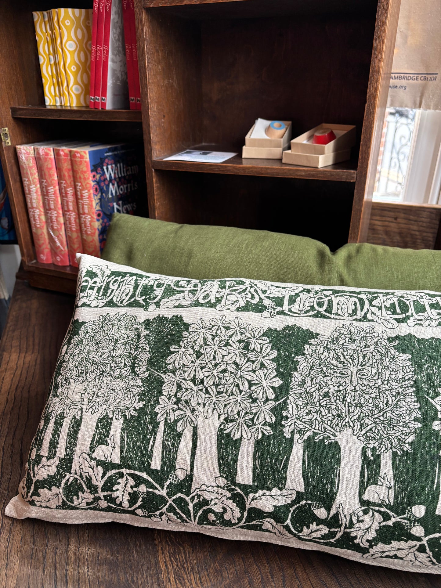 Jill Pargeter Oakwood Rectangular Linen Cushion