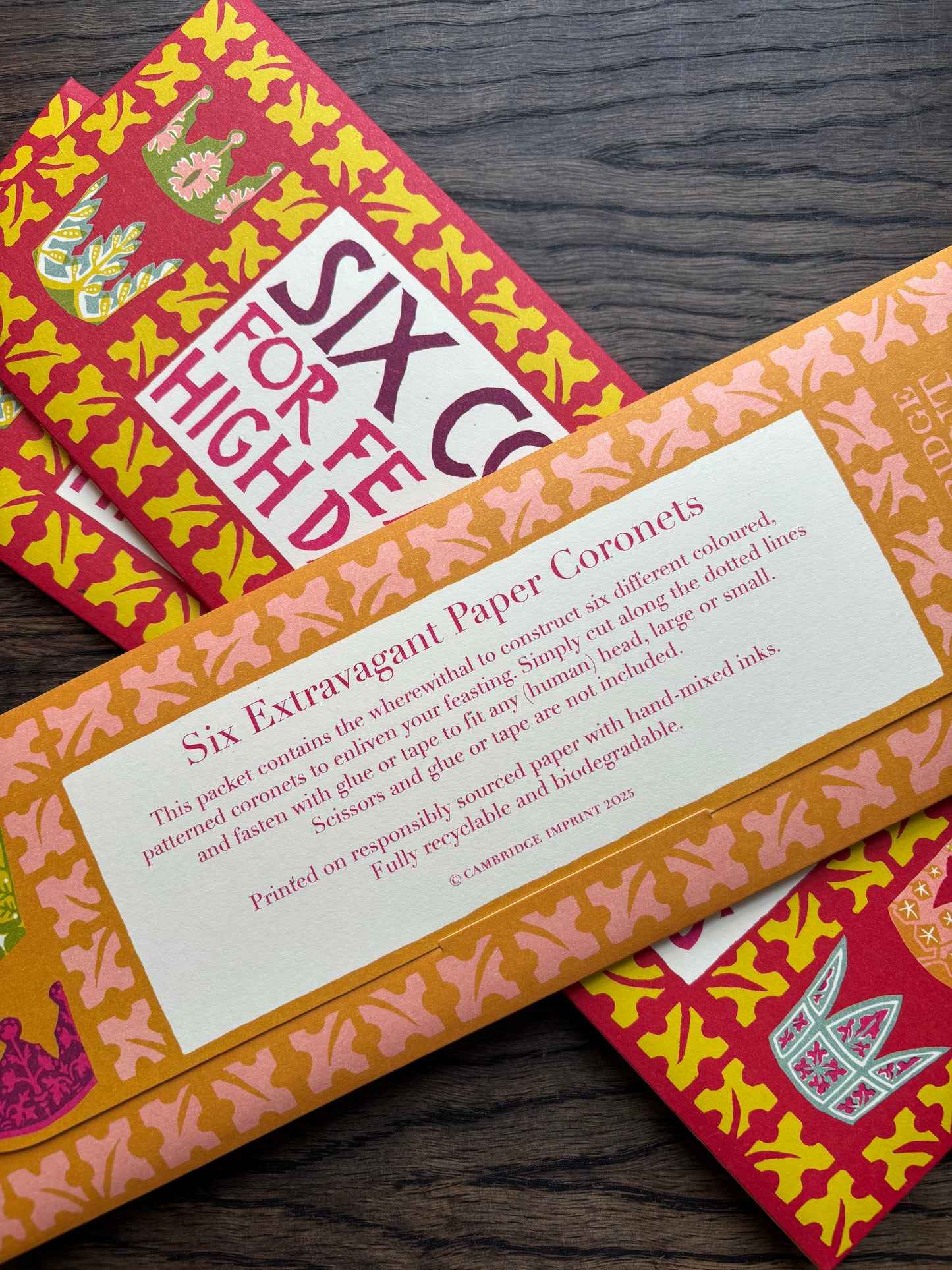 Cambridge Imprint Festive Coronets (Set of 6)