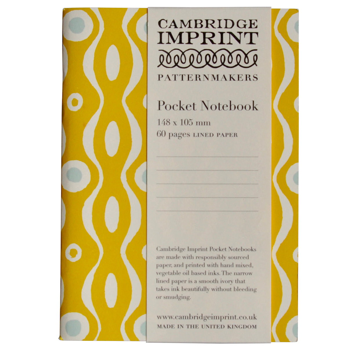 Pocket Notebook by Cambridge Imprint (Yellow)