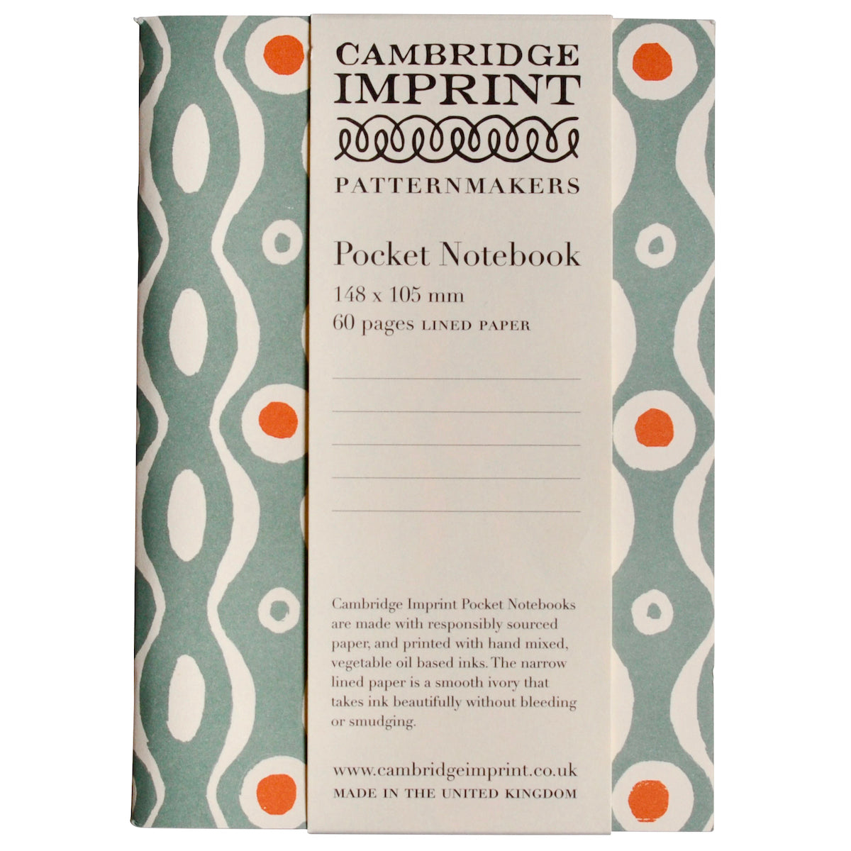Pocket Notebook by Cambridge Imprint (Teal)