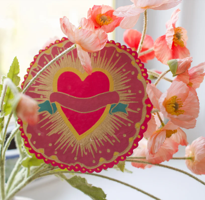 Ribbon Heart Greeting Card