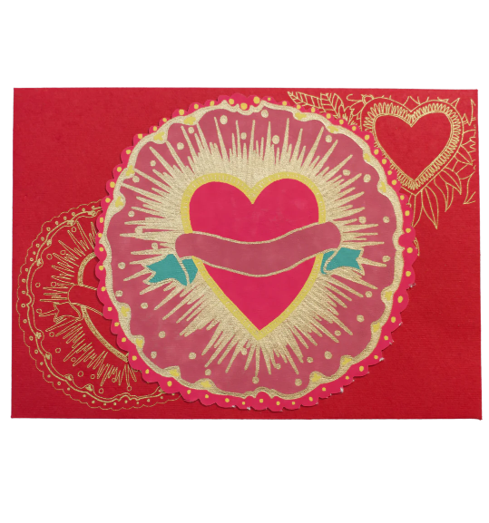 Ribbon Heart Greeting Card
