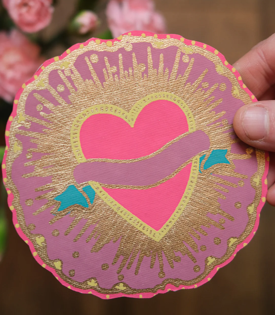 Ribbon Heart Greeting Card