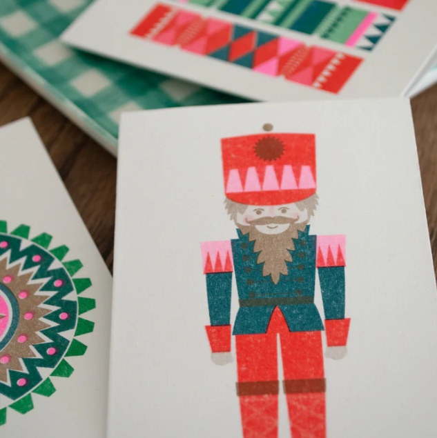 Boxed Set of Six Christmas Cards - Various