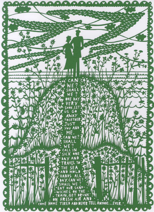Can We? Shall We? (Unframed) by Rob Ryan