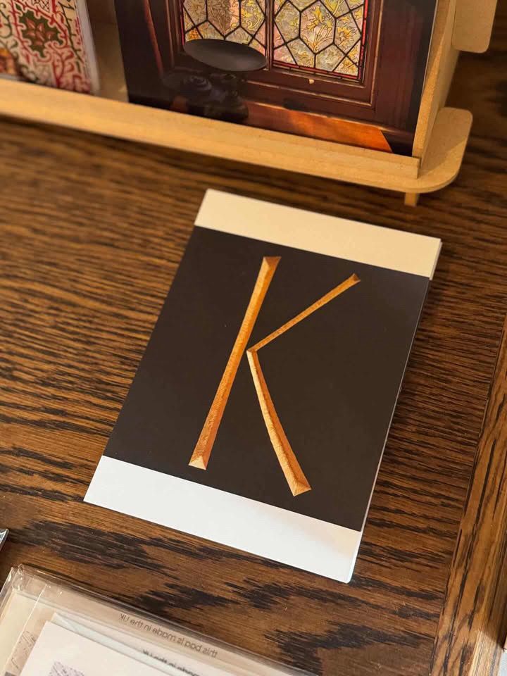 K Postcard Rachel Butler