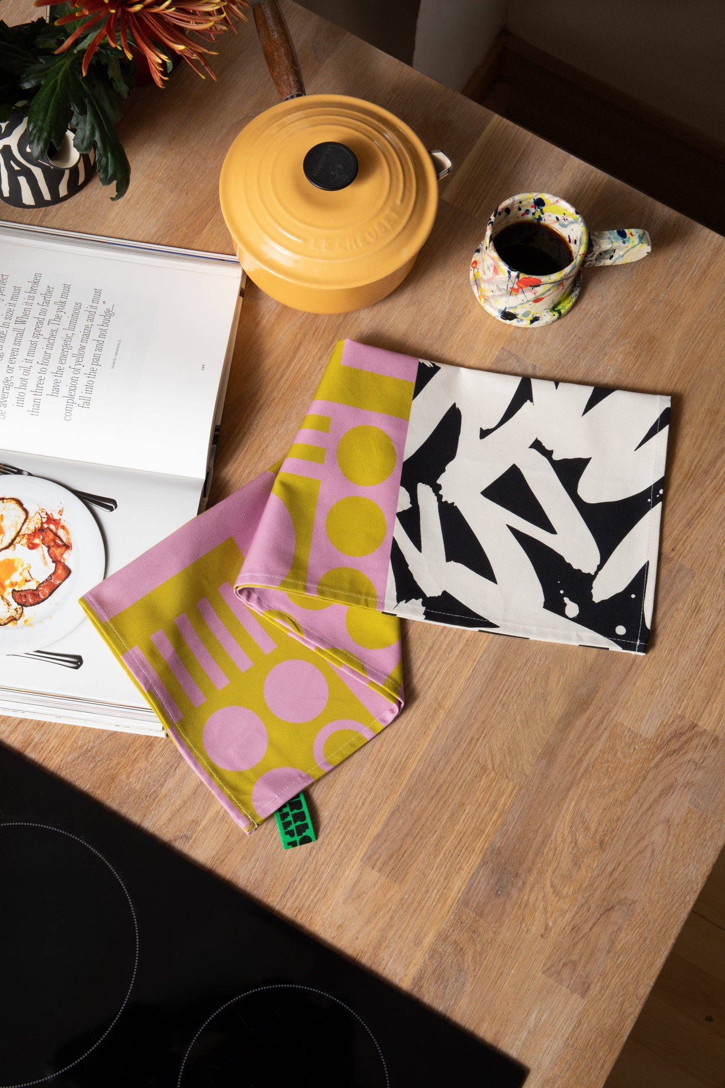 Organic Cotton Tea Towel (Wasabi)