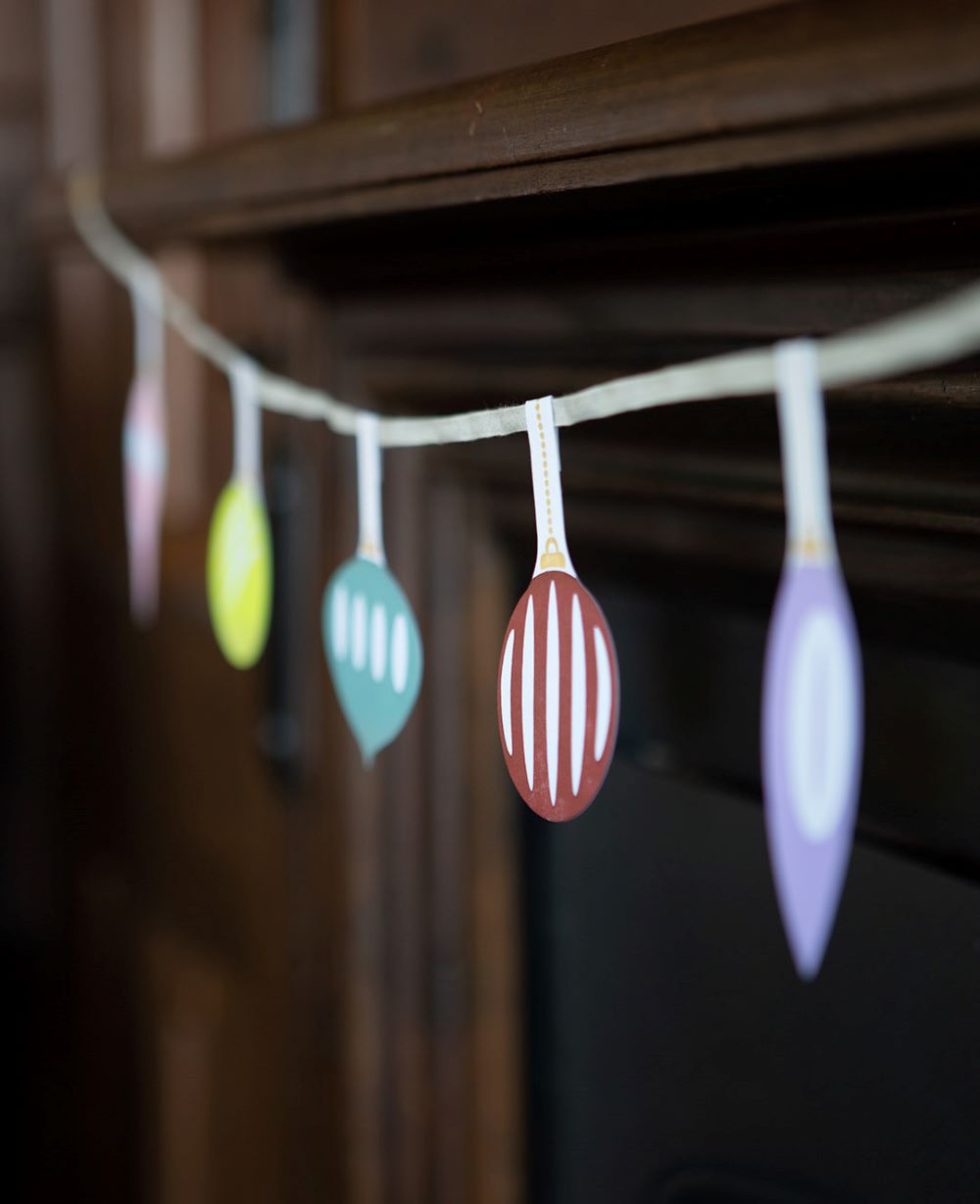 Garland of Christmas Baubles by Mabel & Co.
