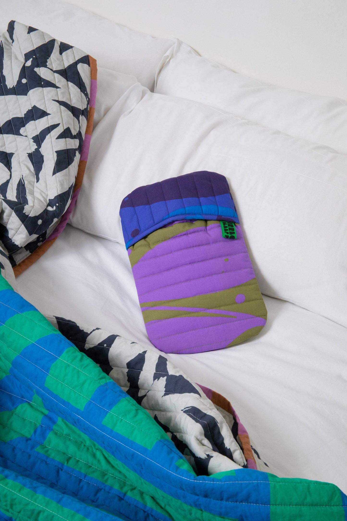 Quilted Hot Water Bottle by Irregular Sleep Pattern (Barbarian)