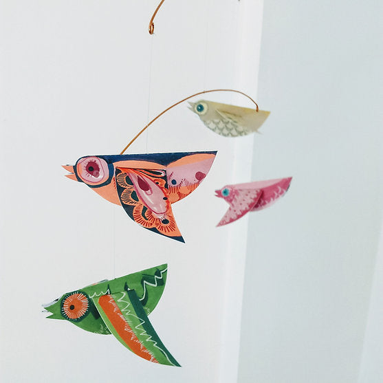Paper Hanging Mobile by Esther Kent