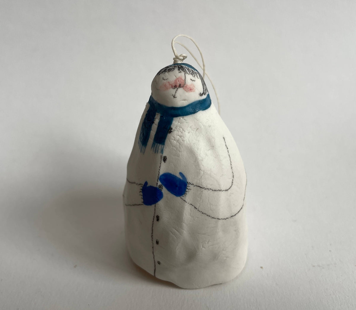 Becca Brown porcelain Jingle Bauble - Individual