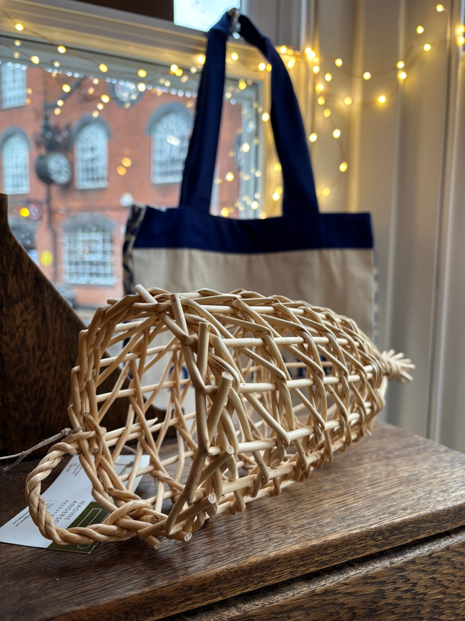 Ely Basketmaker Willow Snowflake Decoration