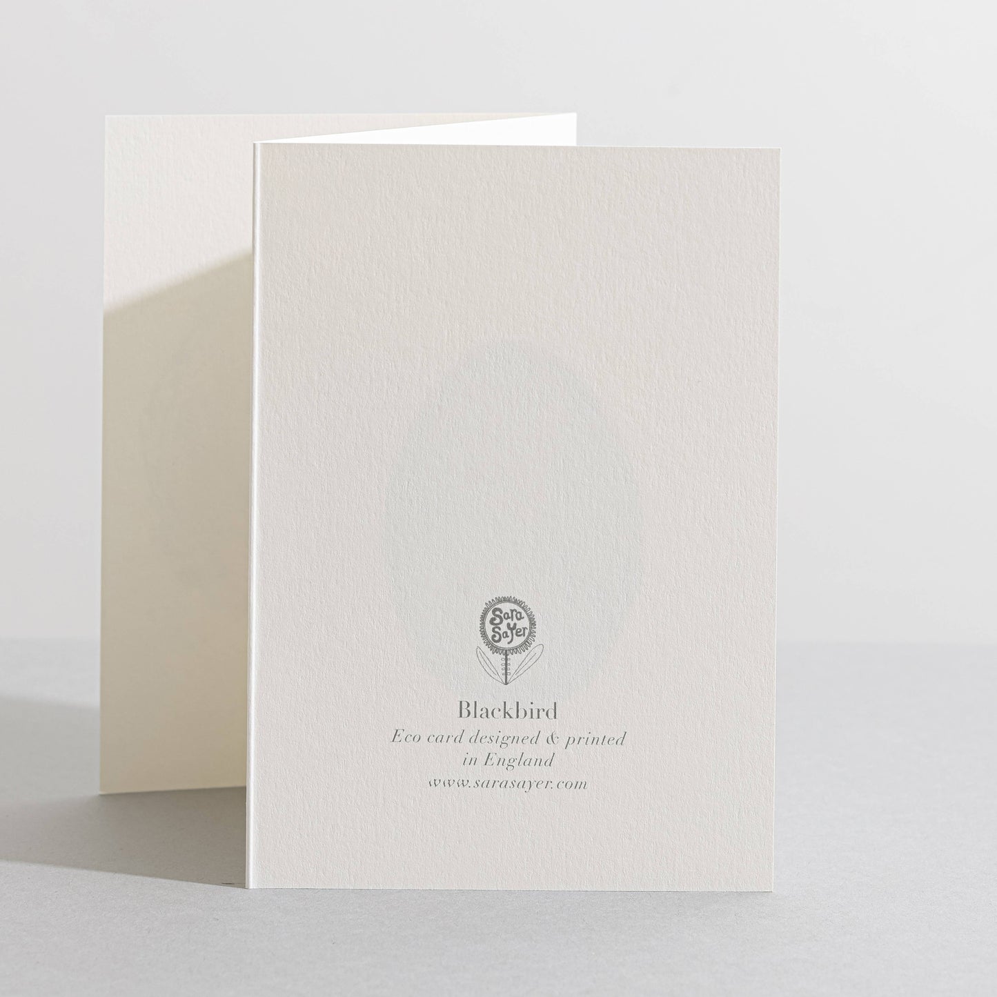 Blackbird Concertina Card by Sara Sayer