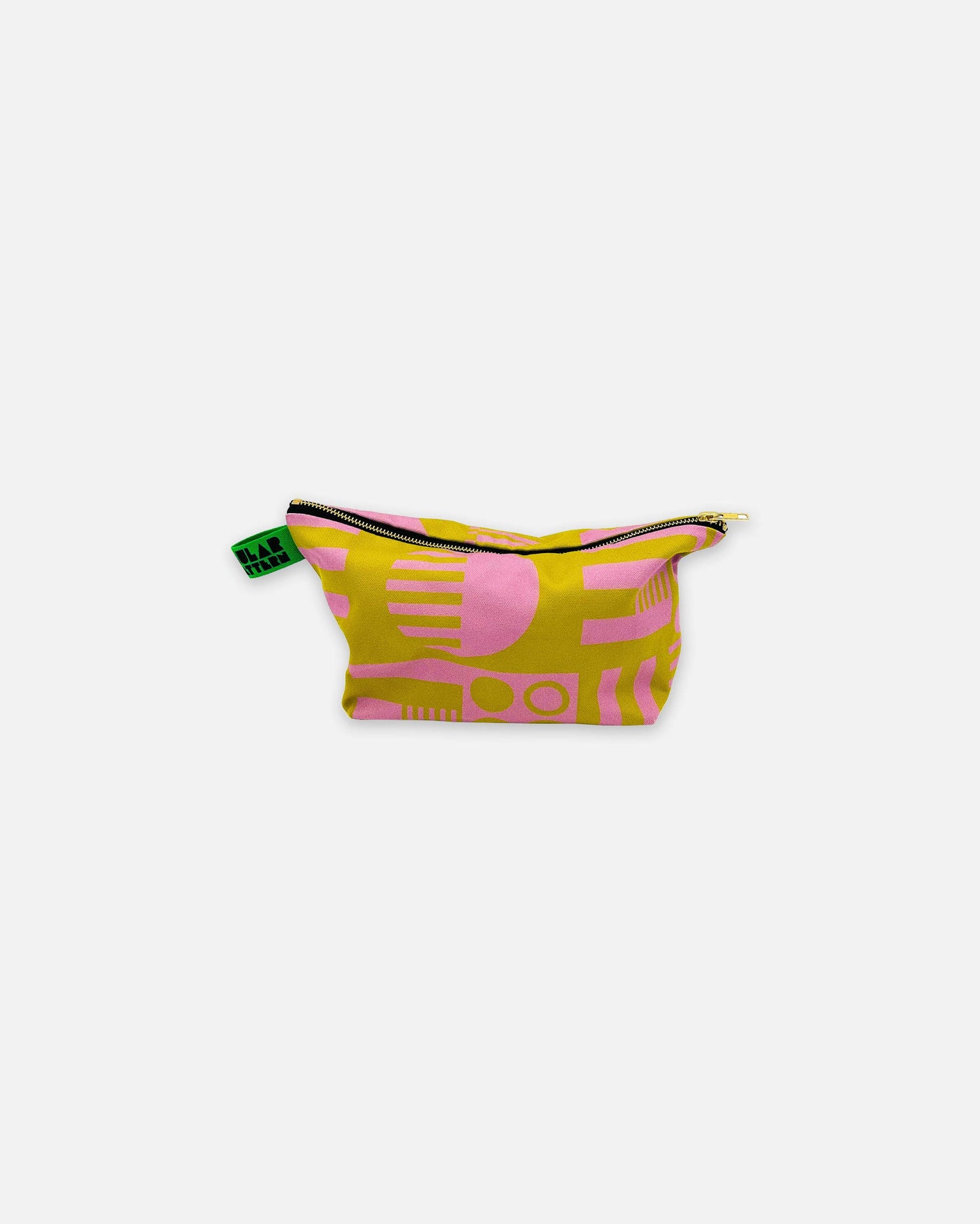 Organic Cotton Washbag in Wasabi: Wasabi