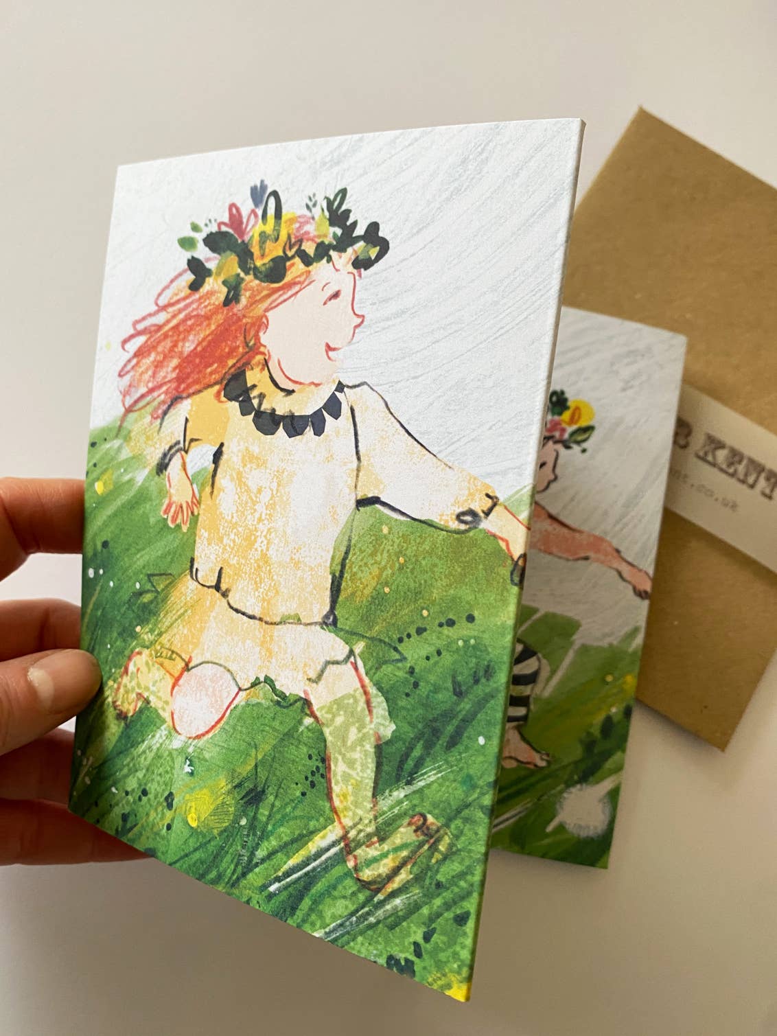 Meadow Concertina Card by Esther Kent