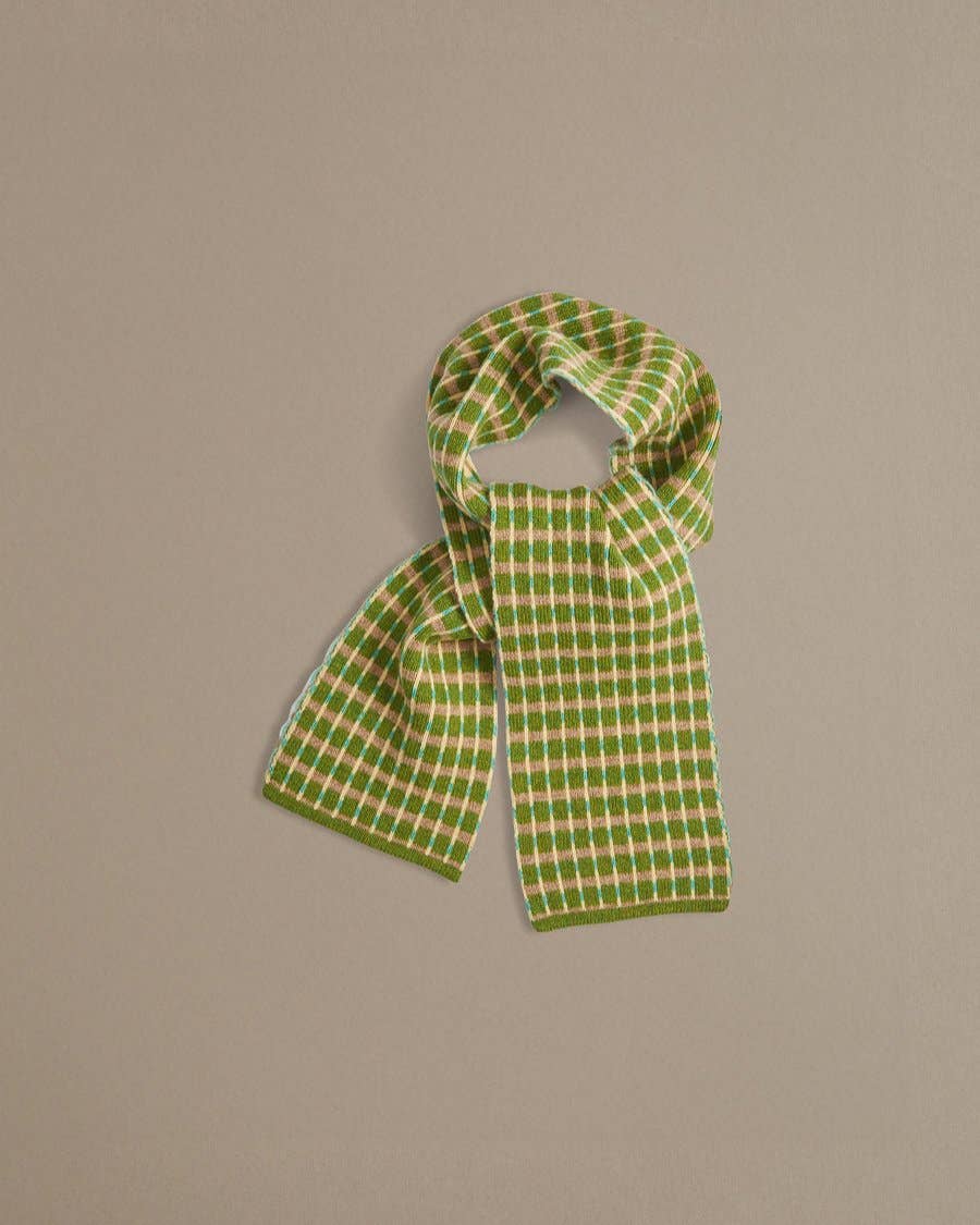 Rove Boro Scarf | Matcha Green