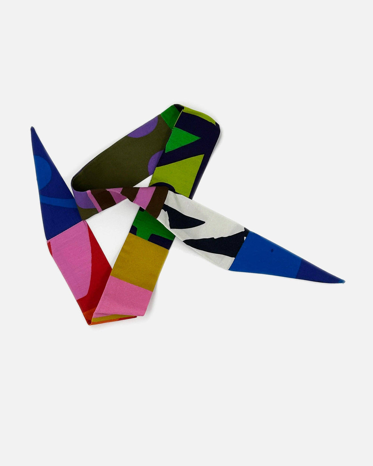 Patchwork Narrow Necktie