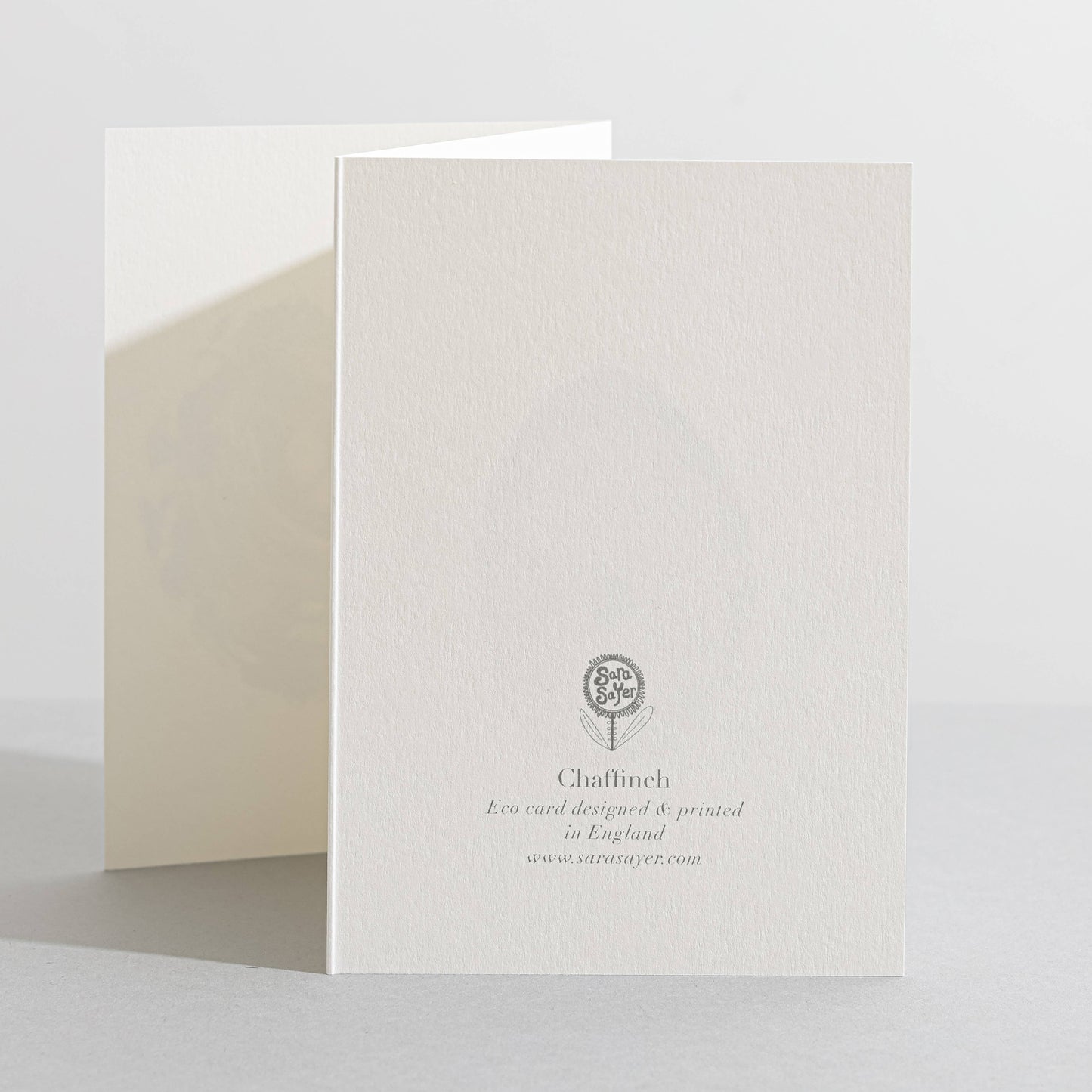 Chaffinch Concertina Card by Sara Sayer