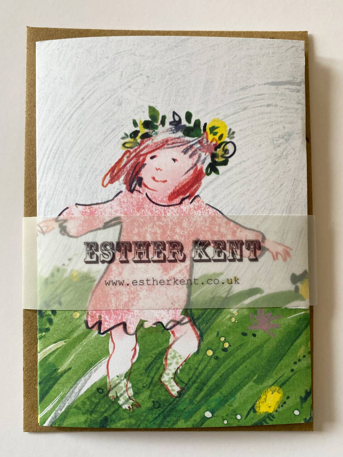 Meadow Concertina Card by Esther Kent