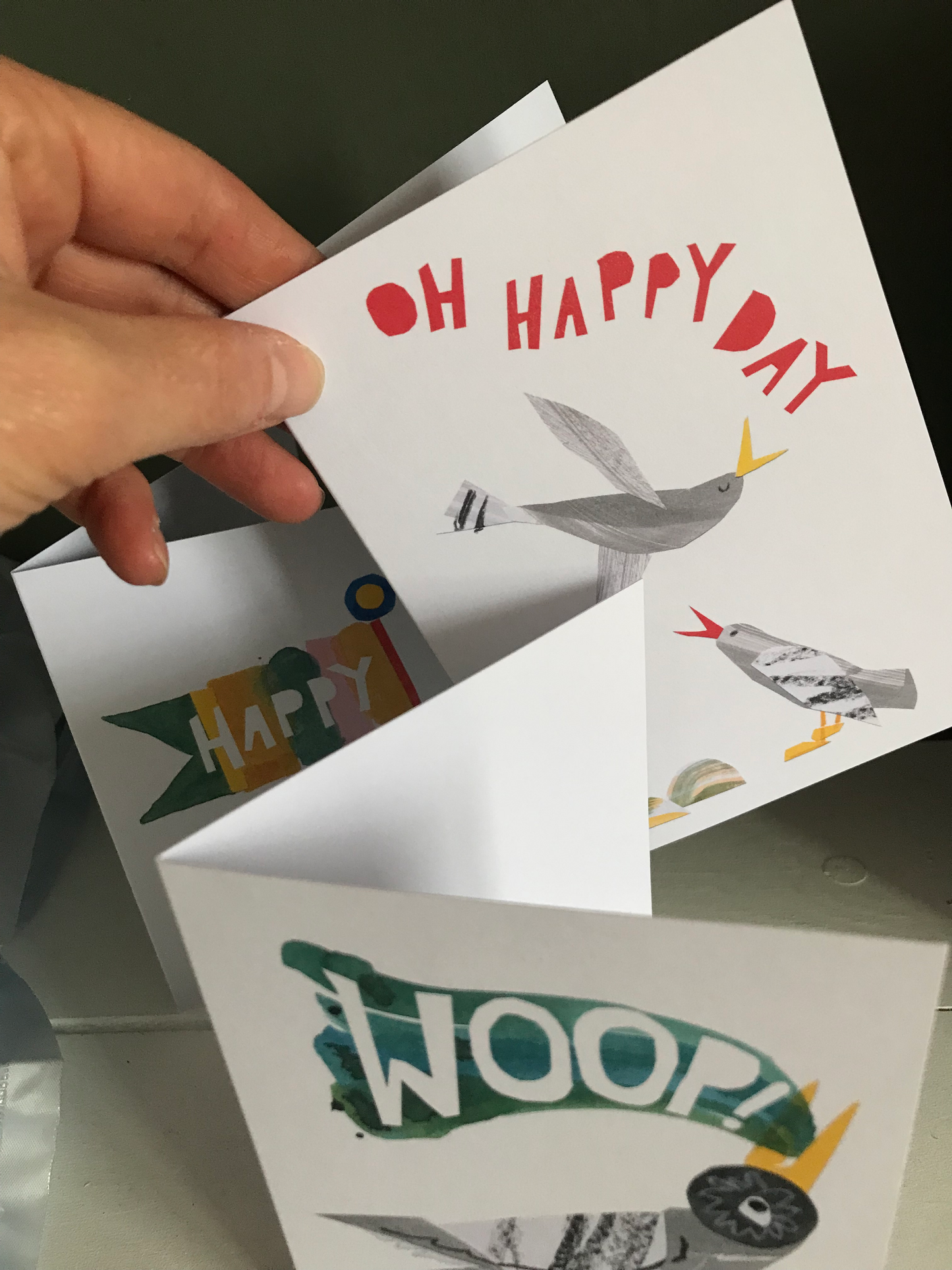 'Happy' Greetings Card
