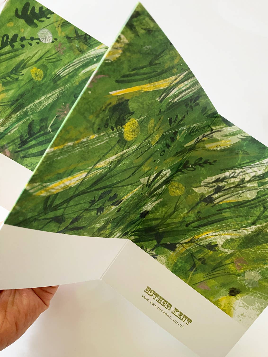 Meadow Concertina Card by Esther Kent