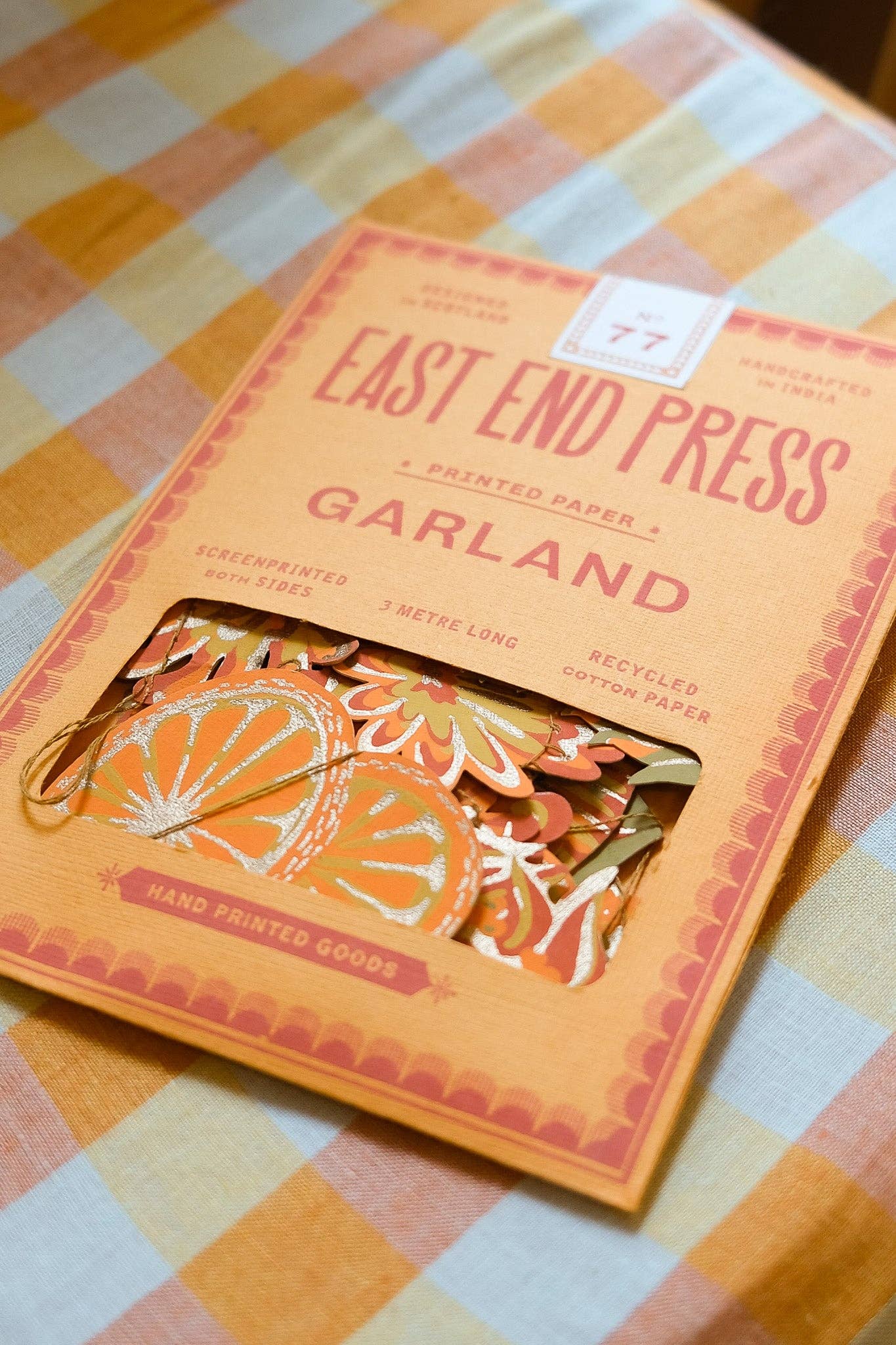 Autumn Blooms Sewn Garland