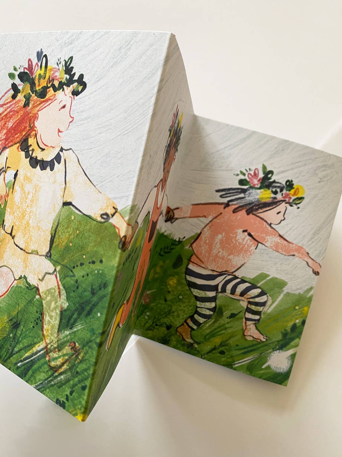 Meadow Concertina Card by Esther Kent