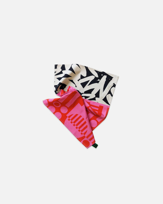 Organic Cotton Tea Towel in Hot Pink: Hot Pink