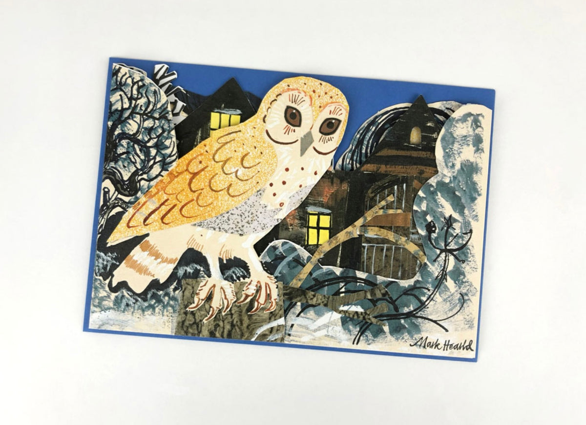 Pop-up-Grußkarte Eulen von Mark Hearld